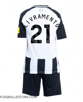 Günstige Newcastle United Tino Livramento #21 Heimtrikotsatz Kinder 2024-25 Kurzarm (+ Kurze Hosen)